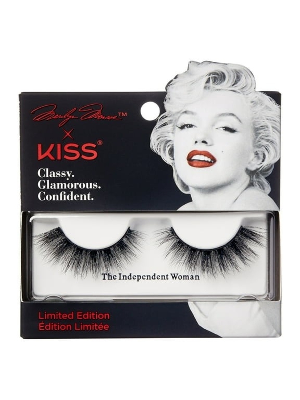 KISS X Marilyn Monroe Limited Edition False Lashes - Black